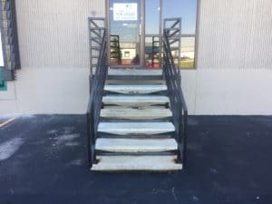 Steel Frame Dock Stairs - Metal Stairs - 8