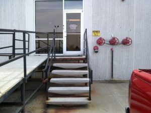 Steel Frame Dock Stairs - Metal Stairs - 2