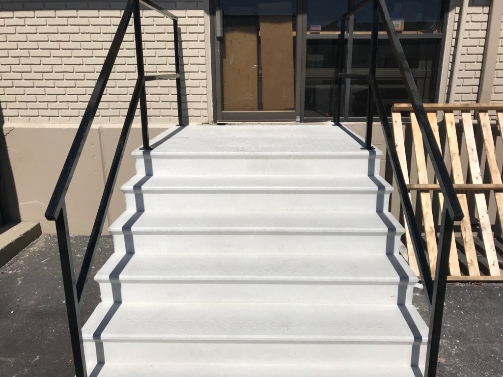 Custom Precast Business Stairs