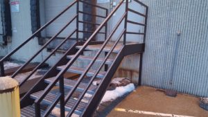 Steel Frame Dock Stairs - Metal Stairs - 3