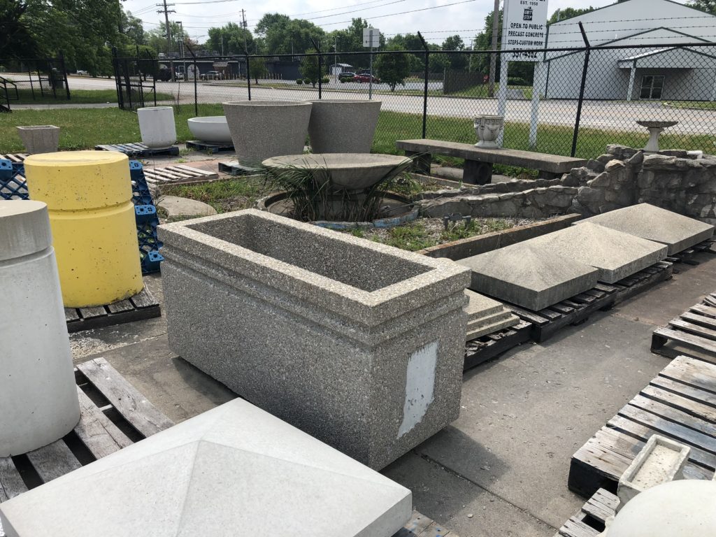 Custom Precast Indiana Planter Box