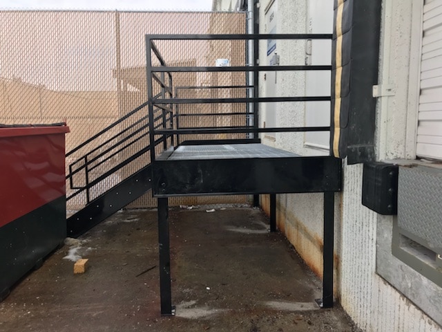 Custom Dock Steel Steps & Stairs