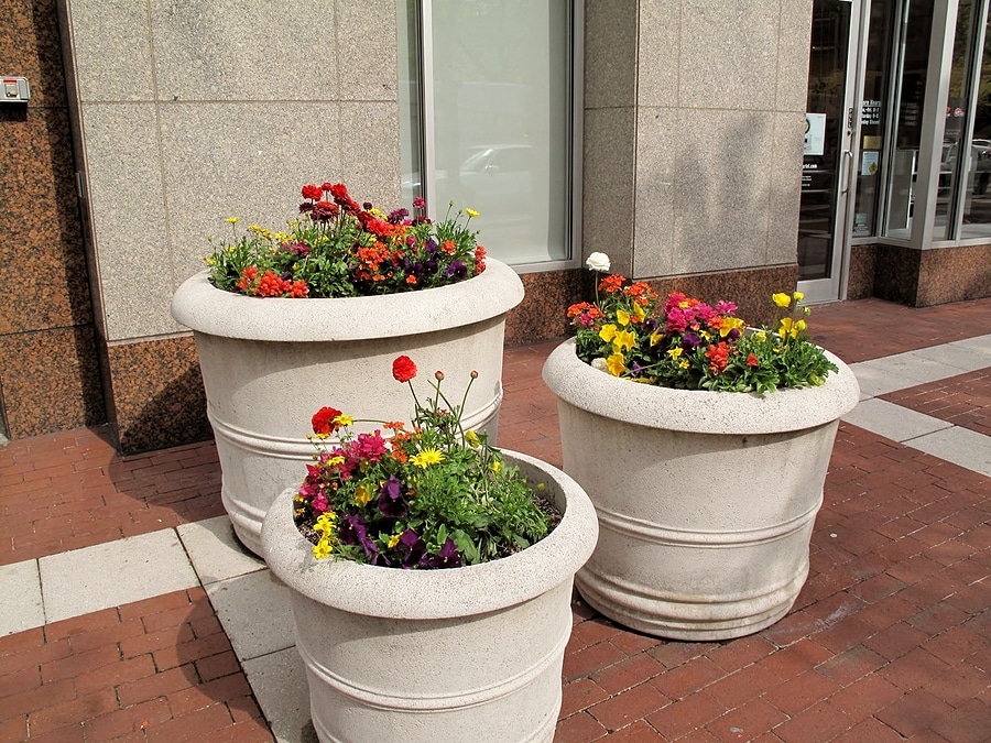 3 Benefits of Precast Concrete Planters